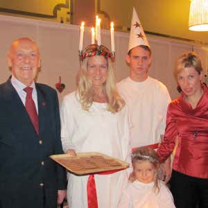 Santa Lucia e Santo Stefano con ai lati Stefano Cardaci e Natalia Tchekhovskaia