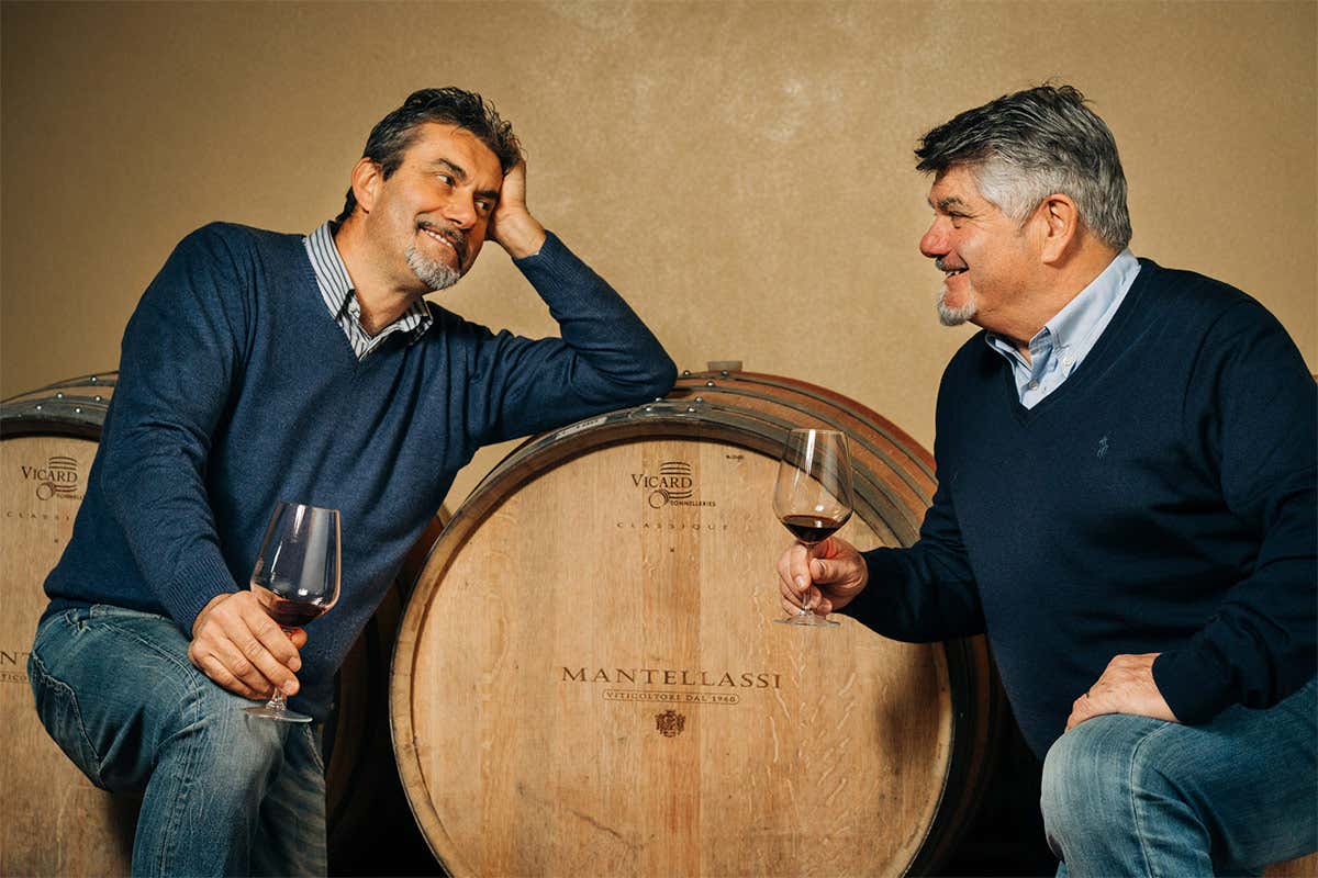 Giuseppe e Aleardo Mantellassi Il seducente bouquet di Maestrale,&nbsp; fresco ros&eacute; di Fattoria Mantellassi