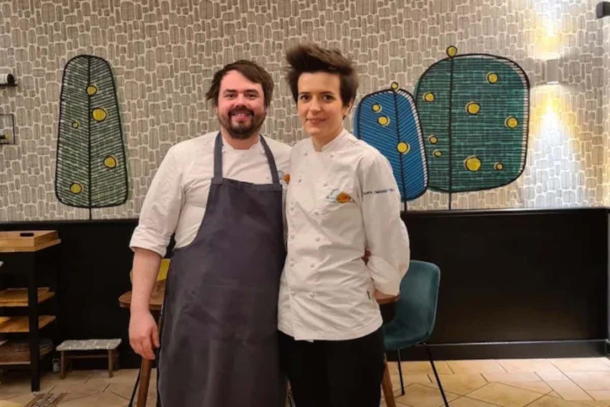Manuel Merlo e Sofia Omodeo Iuli  Due giovani cuochi per il rilancio di Castel Pergine
