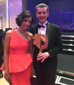 Caterina Balivo e Marcello Lunelli