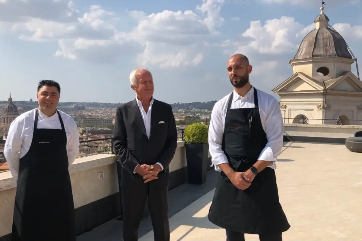 Marcello Romano, Roberto Wirth e Andrea Antonini -Hotel Hassler-Roma e Ristorante Imago Il migliore hotel&nbsp;&nbsp; ristorante? [Canavacciuolo con Villa Crespi batte tutti]