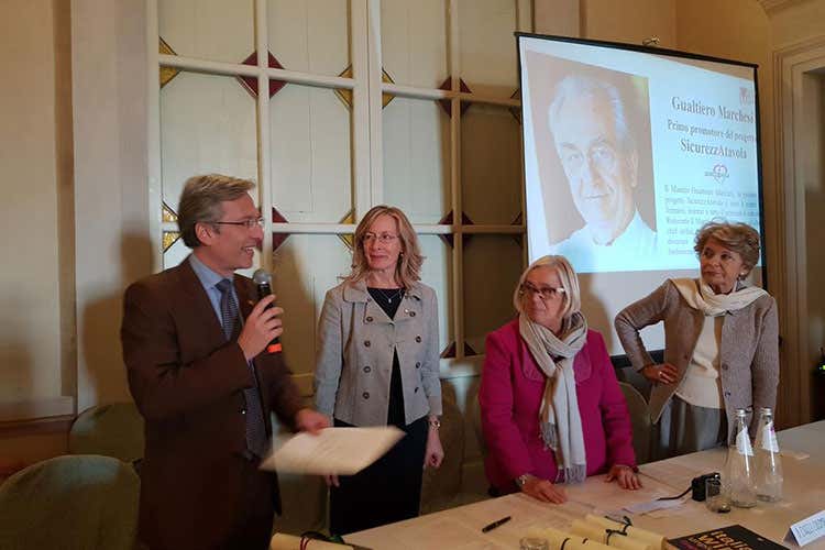 (Marchesi premiato da Le Donne del Vino Primo promotore di Sicurezza a Tavola)