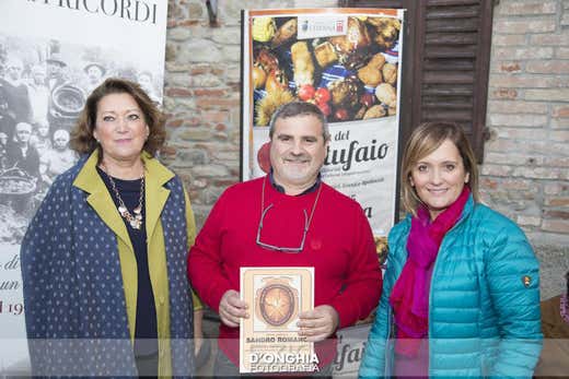 da sinistra: Margherita Gilda Scarpellini, Sandro Romano e Giuliana Falaschi