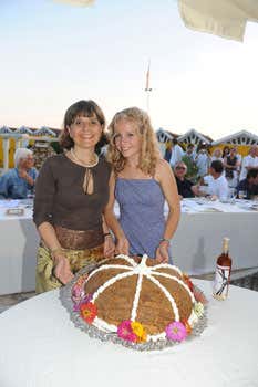 Maria Luisa Luisi con la figlia Sofia