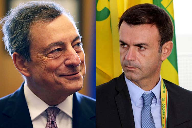 Mario Draghi e Ettore Prandini - 