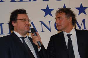 da sinistra: Mario Orfeo e Massimo Giletti
