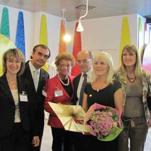 Marta Mondonico premiata come donna del vino per la sua azienda a Castelli Calepio