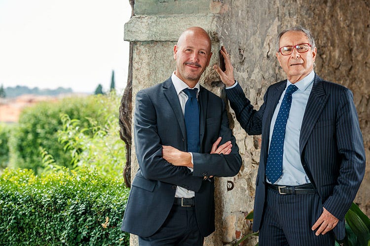 Sandro Boscaini e Federico Girotto (Masi Wine Experience Una nuova apertura a Cortina)