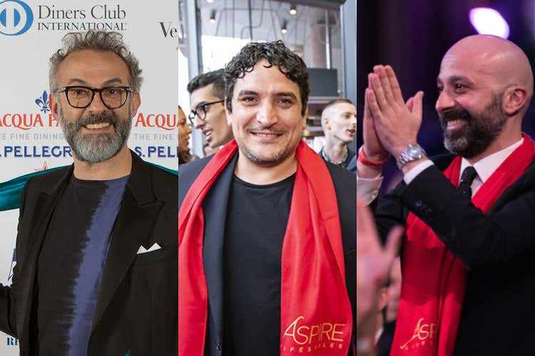Massimo Bottura, Mauro Colagreco, Niko Romito (L’Abruzzo nell’Olimpo dei 50 Best Restaurant) Massimo Bottura, Mauro Colagreco, Niko Romito (L’Abruzzo nell’Olimpo dei 50 Best Restaurant)