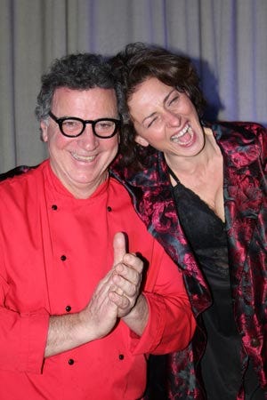 da sinistra: Massimo Riccioli e Lidia Vitale