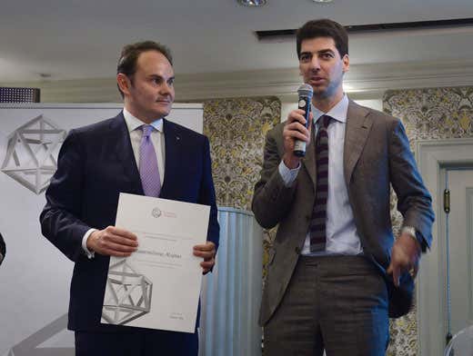 da sinistra: Matteo Lunelli e Massimiliano Alajmo da sinistra: Matteo Lunelli e Massimiliano Alajmo