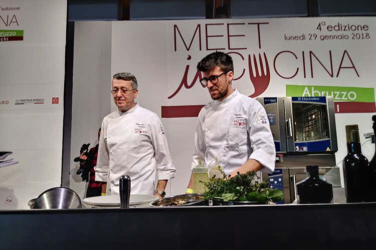 Marcello e Mattia Spadone (Meet in Cucina, l'Abruzzo cresce Da Niko Romito ai cuochi emergenti)