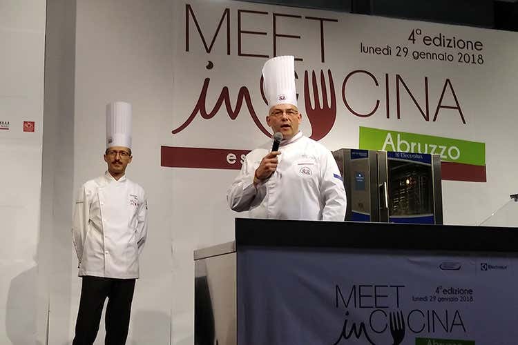 Leonardo Pace e Andrea De Felice (Meet in Cucina, l'Abruzzo cresce Da Niko Romito ai cuochi emergenti)