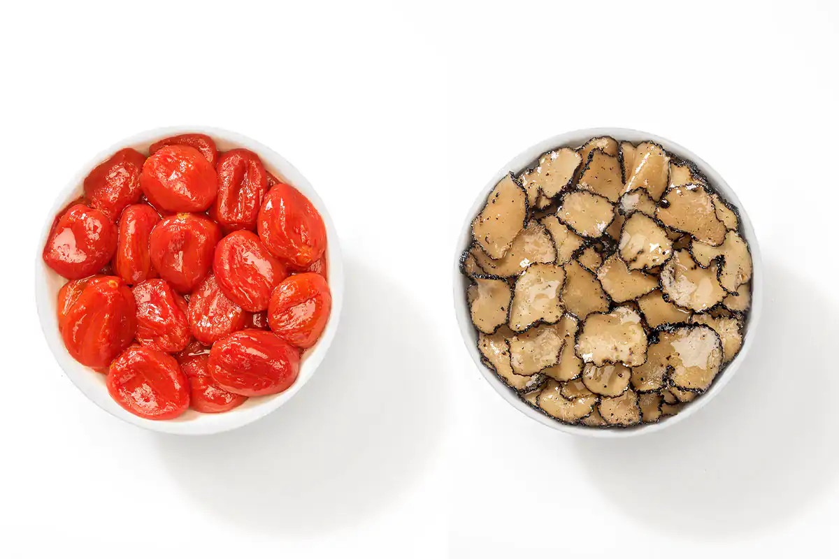 Mini-Red e Carpaccio di tartufo Men&ugrave;, una gamma completa per ristoranti d&rsquo;eccellenza