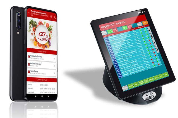 Menu, ordini, take-away e delivery Tutto con una sola app: CEI Food