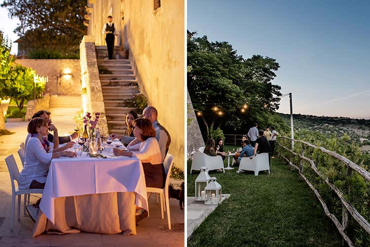 Immersi nei giardini Iblei, dinanzi a una magnifica vallata - Mete turistiche e città d'arte I ristoranti si fan belli per l'estate