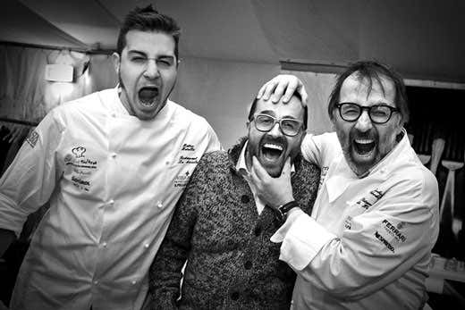 da sinistra: Matteo Metullio, Giancarlo Morelli e Norbert Niderkofler (foto Daniel Töchterle) da sinistra: Matteo Metullio, Giancarlo Morelli e Norbert Niderkofler (foto Daniel Töchterle)