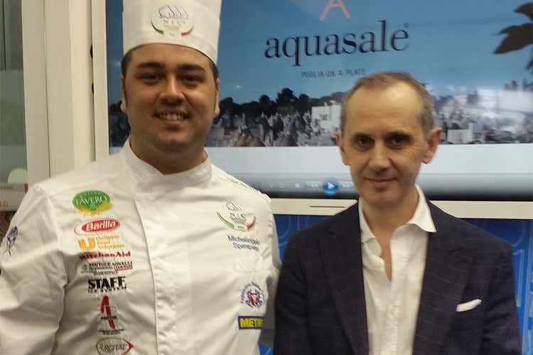 Michelangelo Sparapano e Nicola Marco - Aquasale, nuova idea di negozio a metà tra ristorante e laboratorio Michelangelo Sparapano e Nicola Marco - Aquasale, nuova idea di negozio a metà tra ristorante e laboratorio