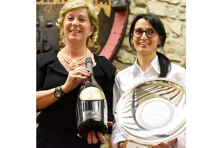 Roberta Bianchi e Lara Pasquarelli - Lara Pasqualetti con il Cuore di asticeMiglior abbinamento a Villa Franciacorta