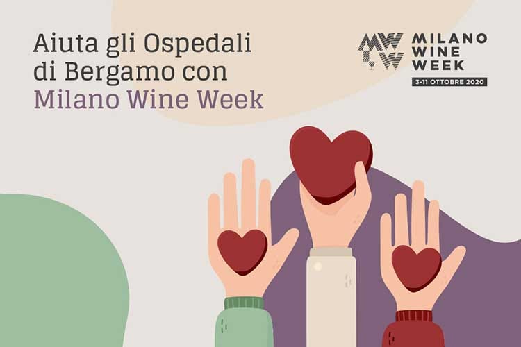 Milano Wine Week vicina all'emergenza coronavirus in Lombardia - Milano Wine Week, una raccolta di fondi per gli ospedali di Bergamo
