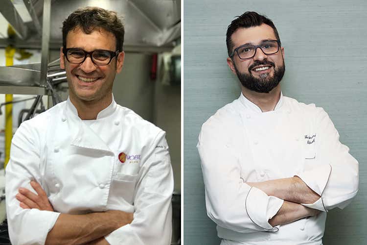 Antonino D'Angelo e Ferdinando Palomba (Milano, due serate pluristellate ad Armani Ristorante e Nobu)