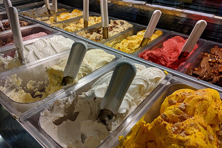 I gelati artigianali ed originali della Gelateria Mille (Mille, non solo una gelateria Sfiziosità e ingredienti di qualità)