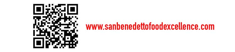 Il QR code che rimanda al sito San Benedetto Food Excellence - Millennium Water per l&rsquo;Horeca nel nuovo formato in lattina