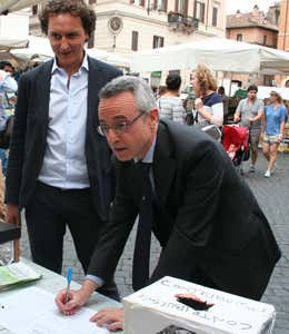 Mario Staderini, presidente del comitato 'Roma si muove&rdquo;