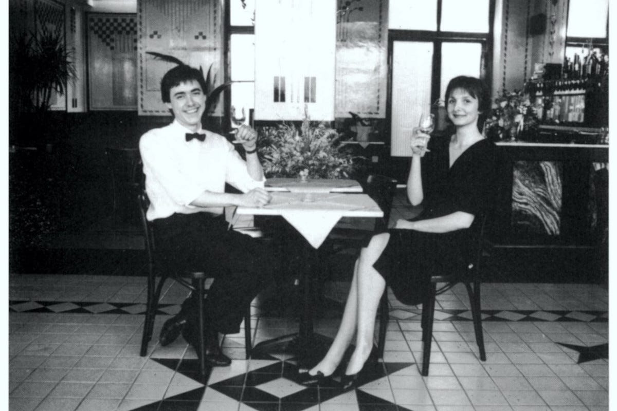 Vincent e Liliane Moissonnier all'apertura nel 1987 Chiude un altro stellato: Moissonnier: «Non posso più permettermi queste prestazioni»