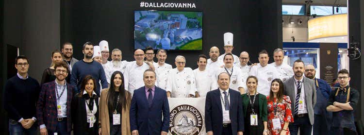 Il team Dallagiovanna (Molino Dallagiovanna I Maestri dell’arte bianca a Sigep)