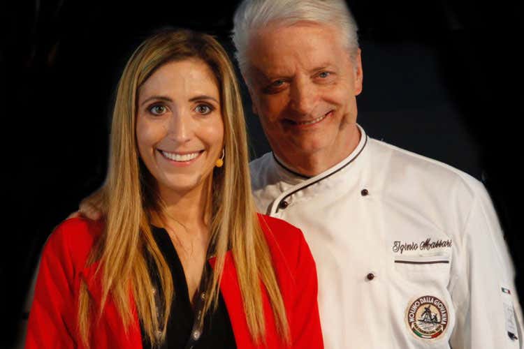 Sabrina Dallagiovanna e Iginio Massari (Molino Dallagiovanna a Palermo con le chicche di Iginio Massari)