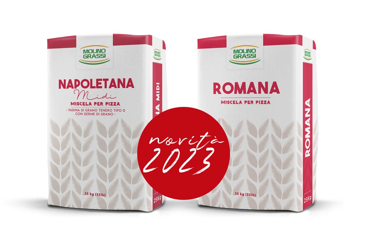 Napoletana e Romana sono le due new entry della Linea Pizza Molino Grassi Nicola Ascani: «Napoletana la farina ideale al fianco dei pizzaioli»