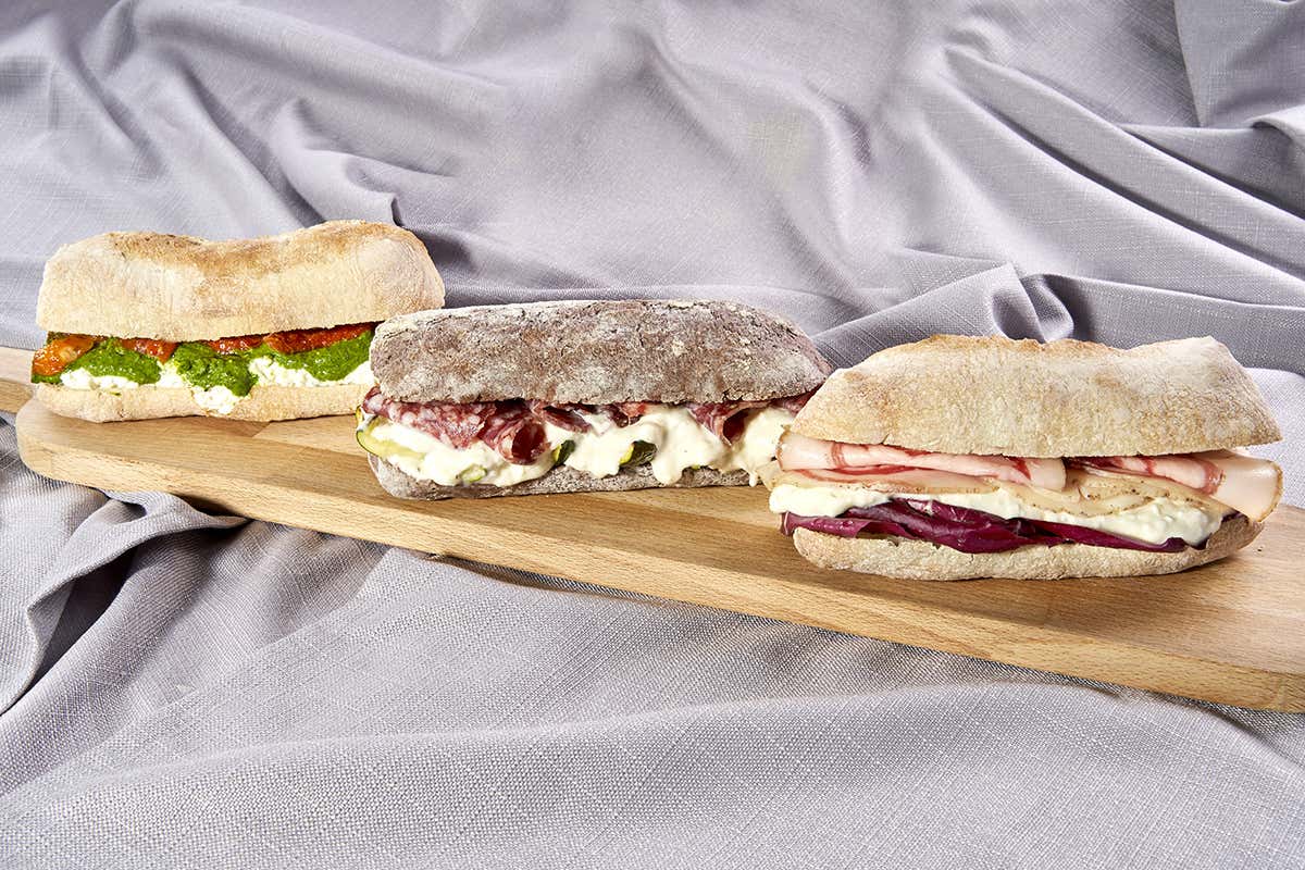 Ciabattina Spaccata tipo 0 Molino Spadoni, le Chicche di Ciabatta al Riso Nerone