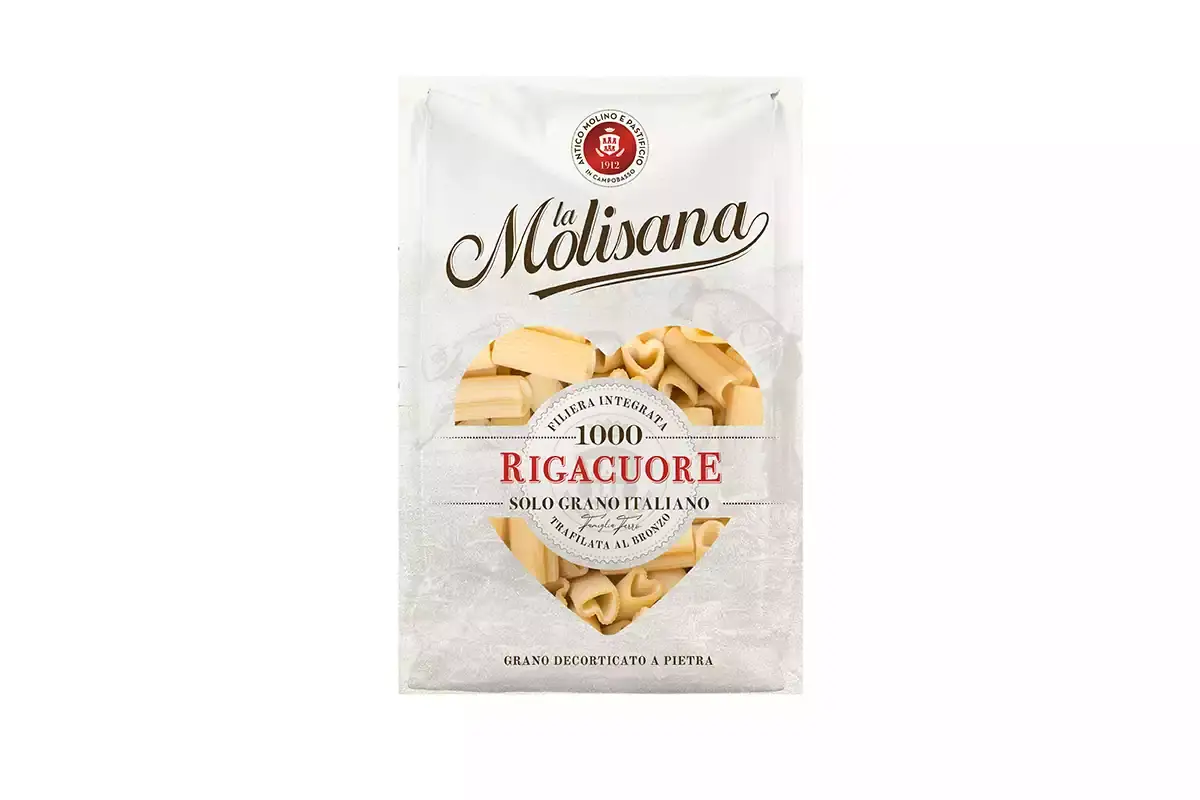 Rigacuore, il nuovo formato di pasta La Molisana Rigacuore, la pasta che seduce