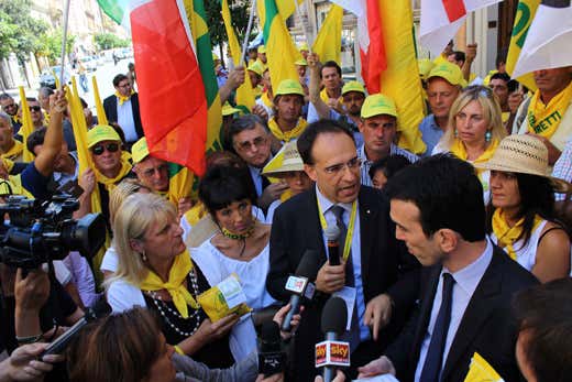 Roberto Moncalvo e Maurizio Martina