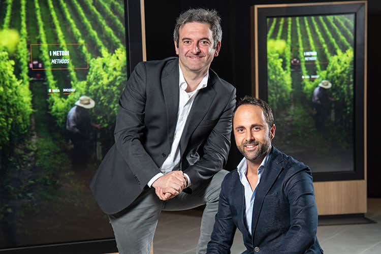 Marco Martini ed Enrico Gobino - Mondodelvino cresce nel 2020 Fatturato da 120,5 milioni: 8,5% Marco Martini ed Enrico Gobino - Mondodelvino cresce nel 2020 Fatturato da 120,5 milioni: 8,5%