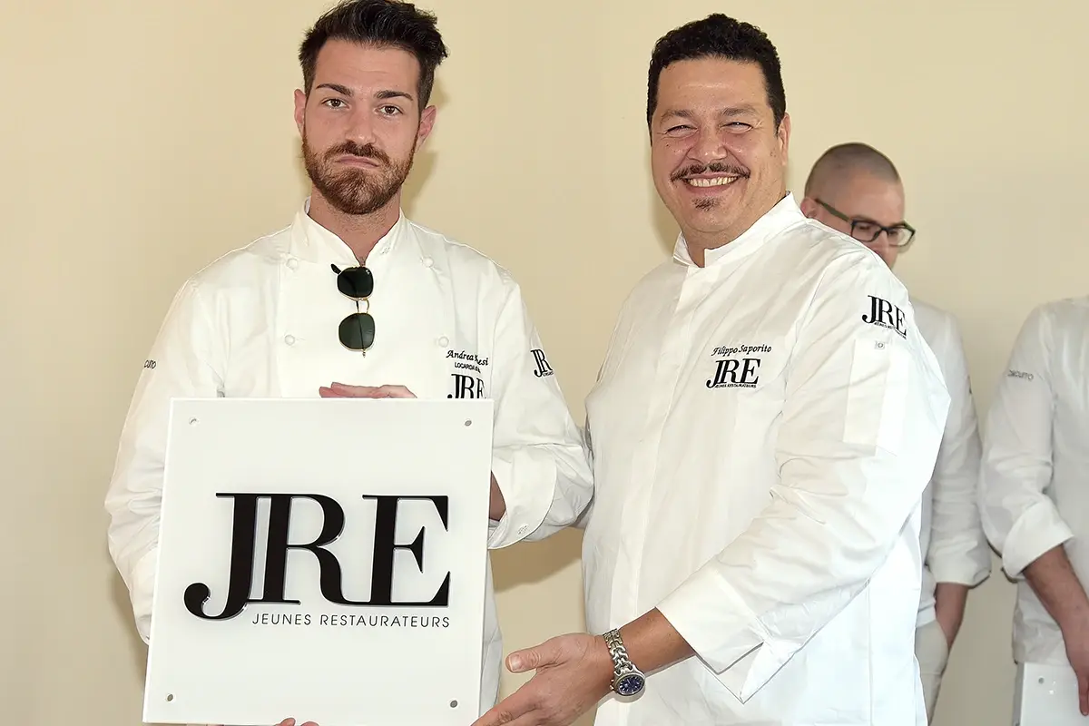 Andrea Monesi e Filippo Saporito Jeunes Restaurateurs Italia, cinque nuovi cuochi nell&rsquo;associazione