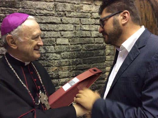 da sinistra: Giovanni Tonucci e Massimiliano Bartolomei da sinistra: Giovanni Tonucci e Massimiliano Bartolomei