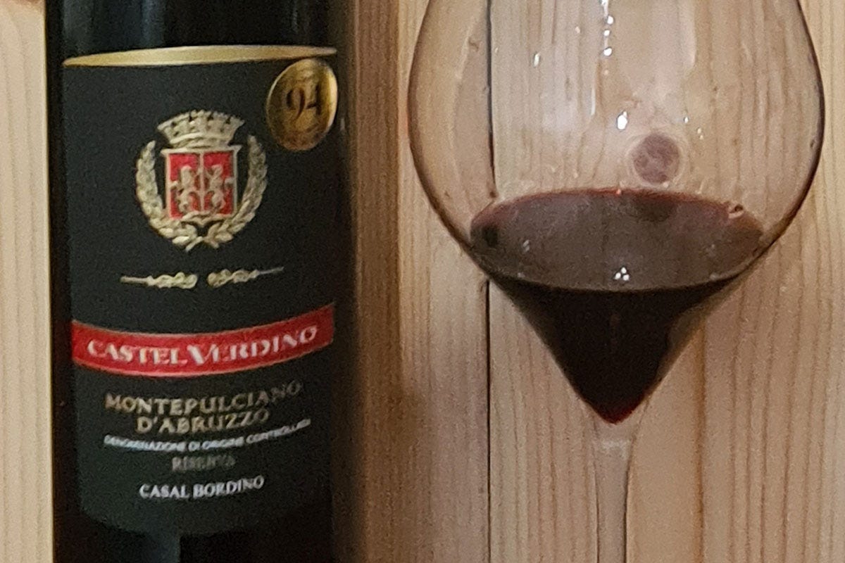 £$Ripartiamo dal vino$£ Montepulciano d’Abruzzo Doc Riserva “Castel Verdino” 2016 Casal Bordino