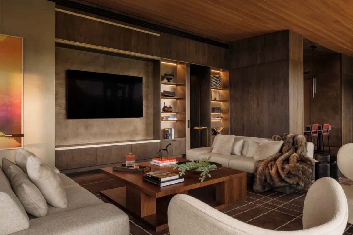 Il resort nel Montana con vista su laghi privati e montagne spettacolari