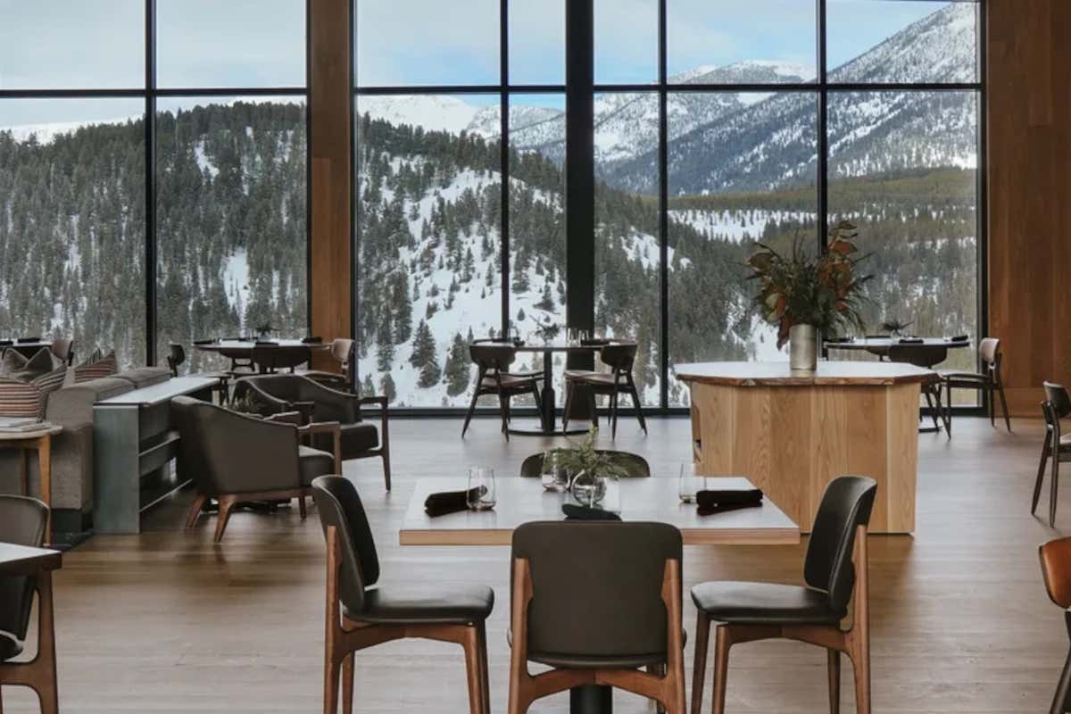Il resort nel Montana con vista su laghi privati e montagne spettacolari