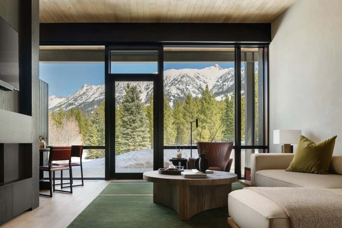 Il resort nel Montana con vista su laghi privati e montagne spettacolari