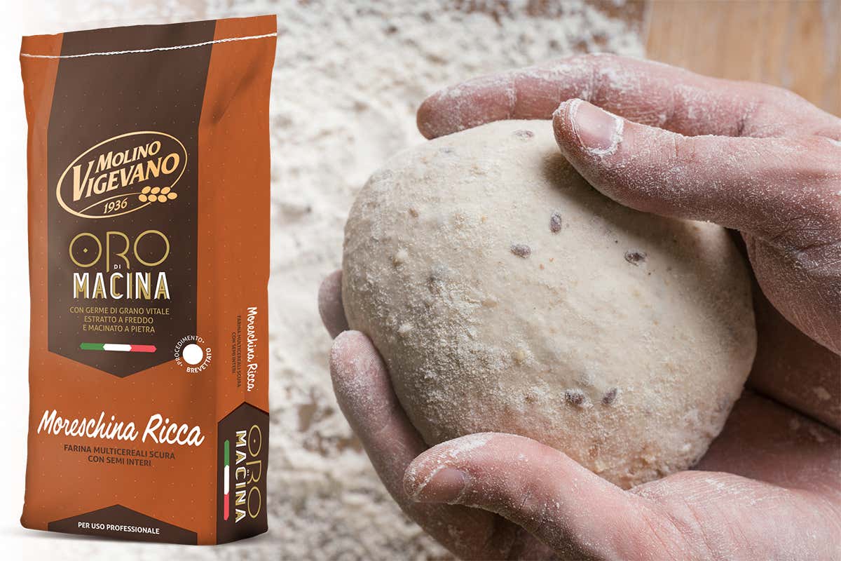 Moreschina Ricca di Molino Vigevano Moreschina Ricca, la farina multicereali che unisce gusto e salute