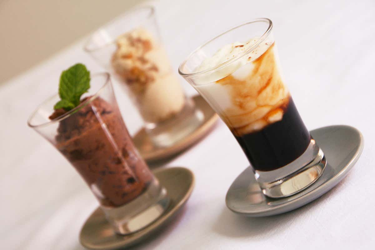 Varianti di mousse a base di Gofo Gofio la farina millenaria delle Isole Canarie