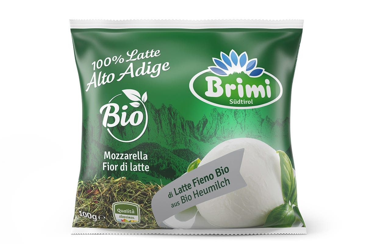 La mozzarella novità di casa Brimi Versione Bio per la Mozzarella Latte Fieno Bio – Fior di Latte di Brimi