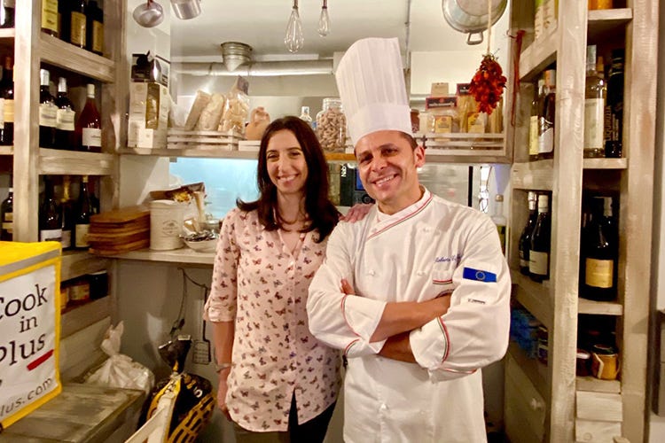 Francesca Musaio e Roberto Cipolla - Nasce a Roma Cook in Plus Il delivery della buona cucina