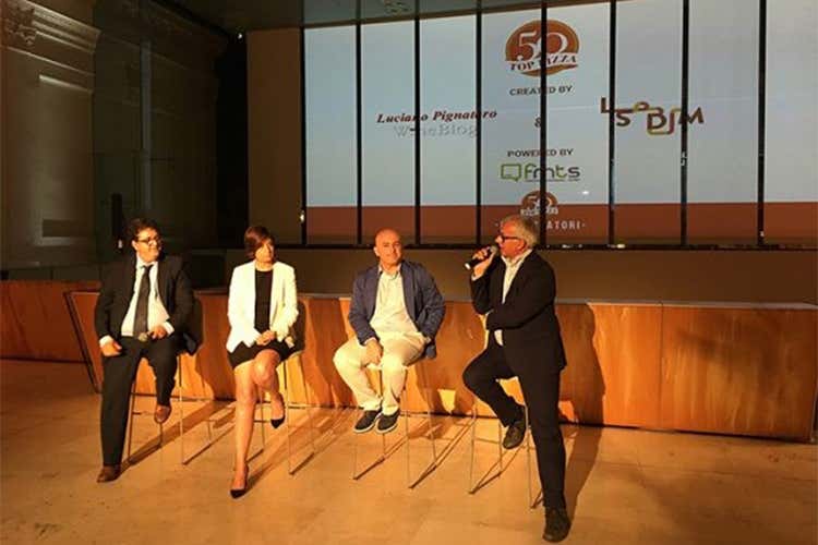 Luciano Pignataro, Barbara Guerra, Albert Sapere e Giuseppe Melara - Nasce la guida online 50 Top Pizza Le migliori pizzerie d'Italia da Nord a Sud