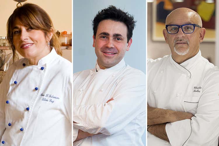 Silvia Baracchi, Daniel Canzian e Claudio Sadler (Natale &Co Cosa cambia nei menu?) Silvia Baracchi, Daniel Canzian e Claudio Sadler (Natale &Co Cosa cambia nei menu?)