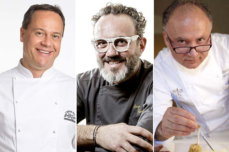 Luca Marchini, Luigi Pomata e Gaetano Trovato (Natale &Co Cosa cambia nei menu?) Luca Marchini, Luigi Pomata e Gaetano Trovato (Natale &Co Cosa cambia nei menu?)
