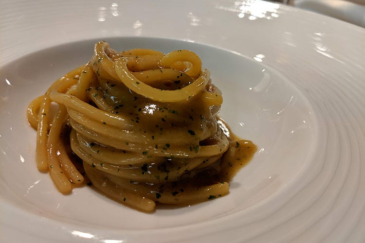 Lo Spaghettone Benedetto Cavalieri (Natura, la versione Glocal della Franciacorta a tavola)